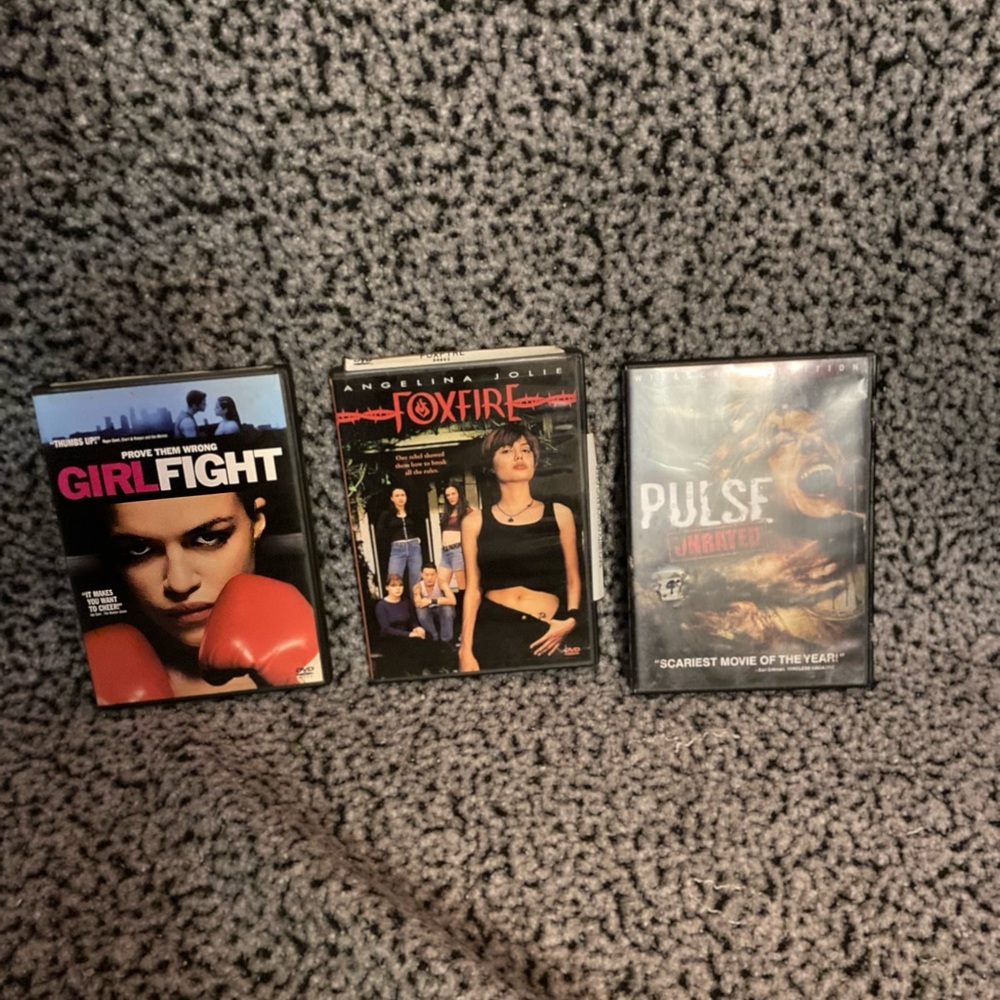 Girl Fight, Foxfire & Pulse DVD Lot - Black/Cover Art